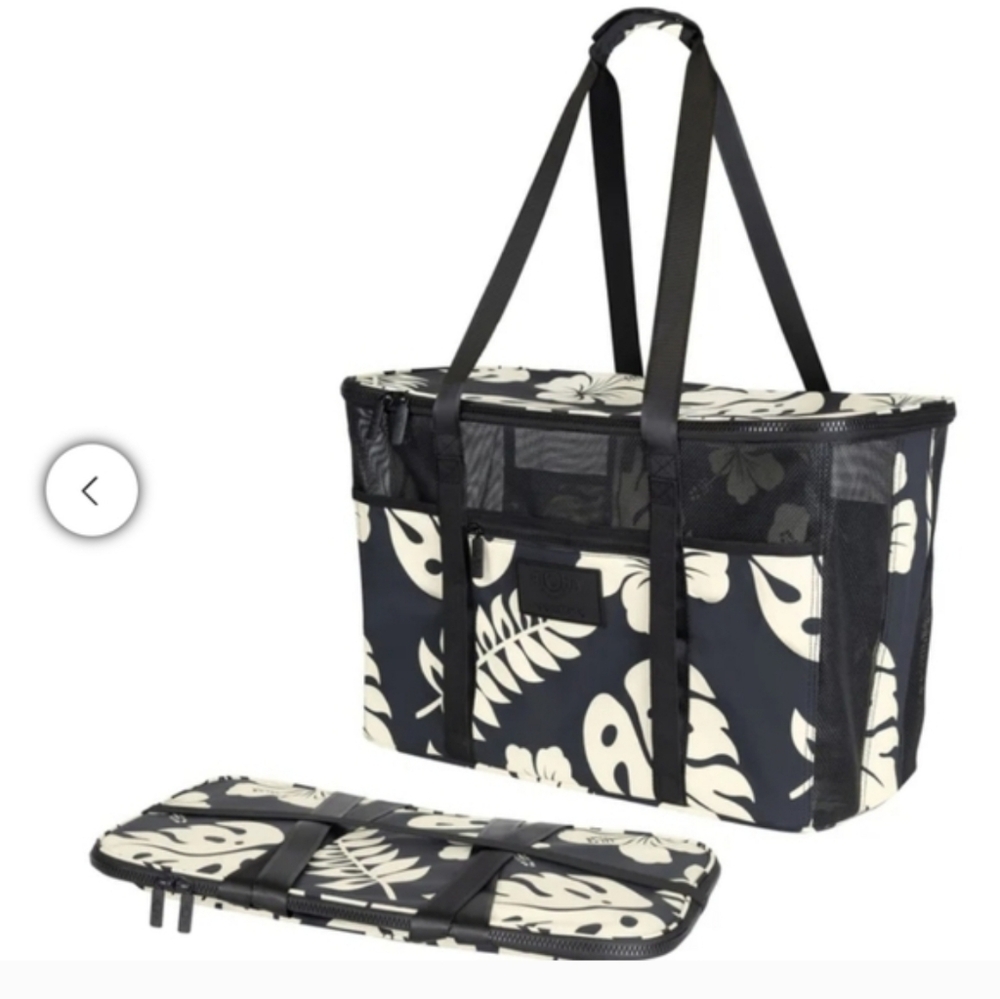 ALOHA Collection CleverMade Collapsible Beach Tote New